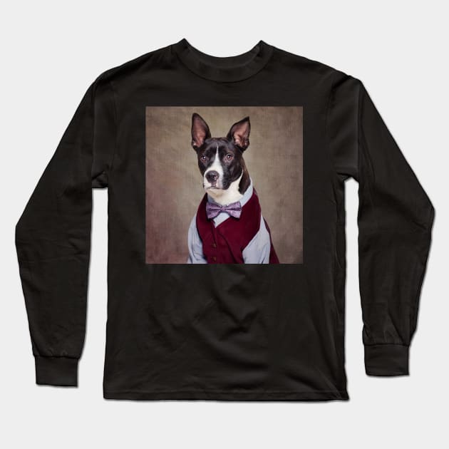 Shelter Pets Project - Petey Long Sleeve T-Shirt by TammySwarek